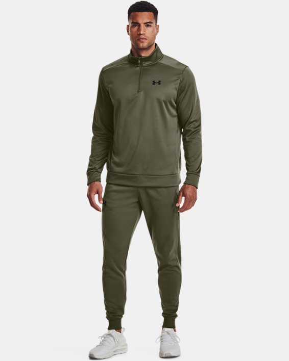 Armour Fleece® Hoodie mit ¼ Zip für Herren, Green, pdpMainDesktop image number 2